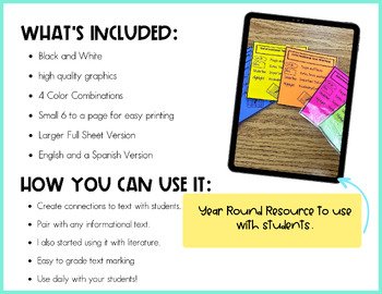 Elementary ELA Annotation Non Fiction Informational Text Marking AVID Strategy - Image 2