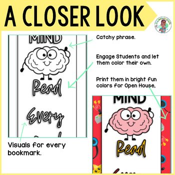 3rd 4th 5th Open House Back to School Elementary Video Game Color Bookmarks - Image 2