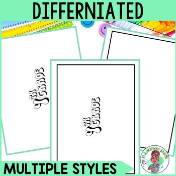 3rd 4th 5th Grade Back to School One Pager Classroom Community Activity V2 - Image 3