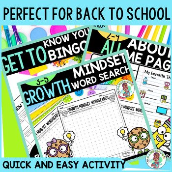 3rd 4th 5th Grade Back to School Activity Bundle First Week Building Community - Image 3