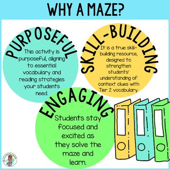 4th Grade Spring Ocean Breakout Context Clues Maze Vocabulary Practice ELA - Image 2