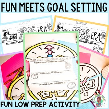New Year 2026 Reflection and Goal Setting Craft Writing Activity SEL 4th 5th ELA - Image 3