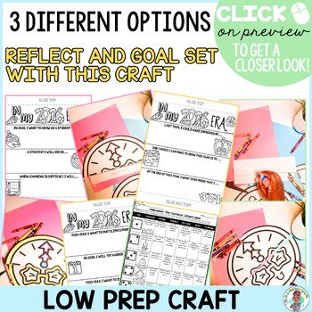 New Year 2026 Reflection and Goal Setting Craft Writing Activity SEL 4th 5th ELA - Image 4