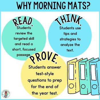 4th Grade Main Idea Reading Bell Ringers Morning Work Test Prep Quick Check ELA - Image 2