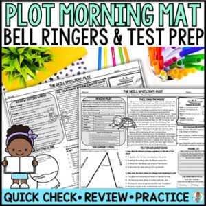 4th Grade Plot Reading Daily Bell Ringers Morning Work Test Prep Quick Check ELA