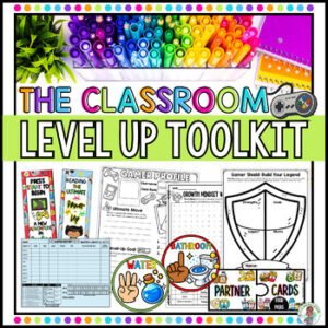 3rd 4th 5th Grade Gamified Classroom Management Bundle Behavior Tracker Routines